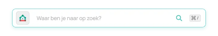 De zoekbalk